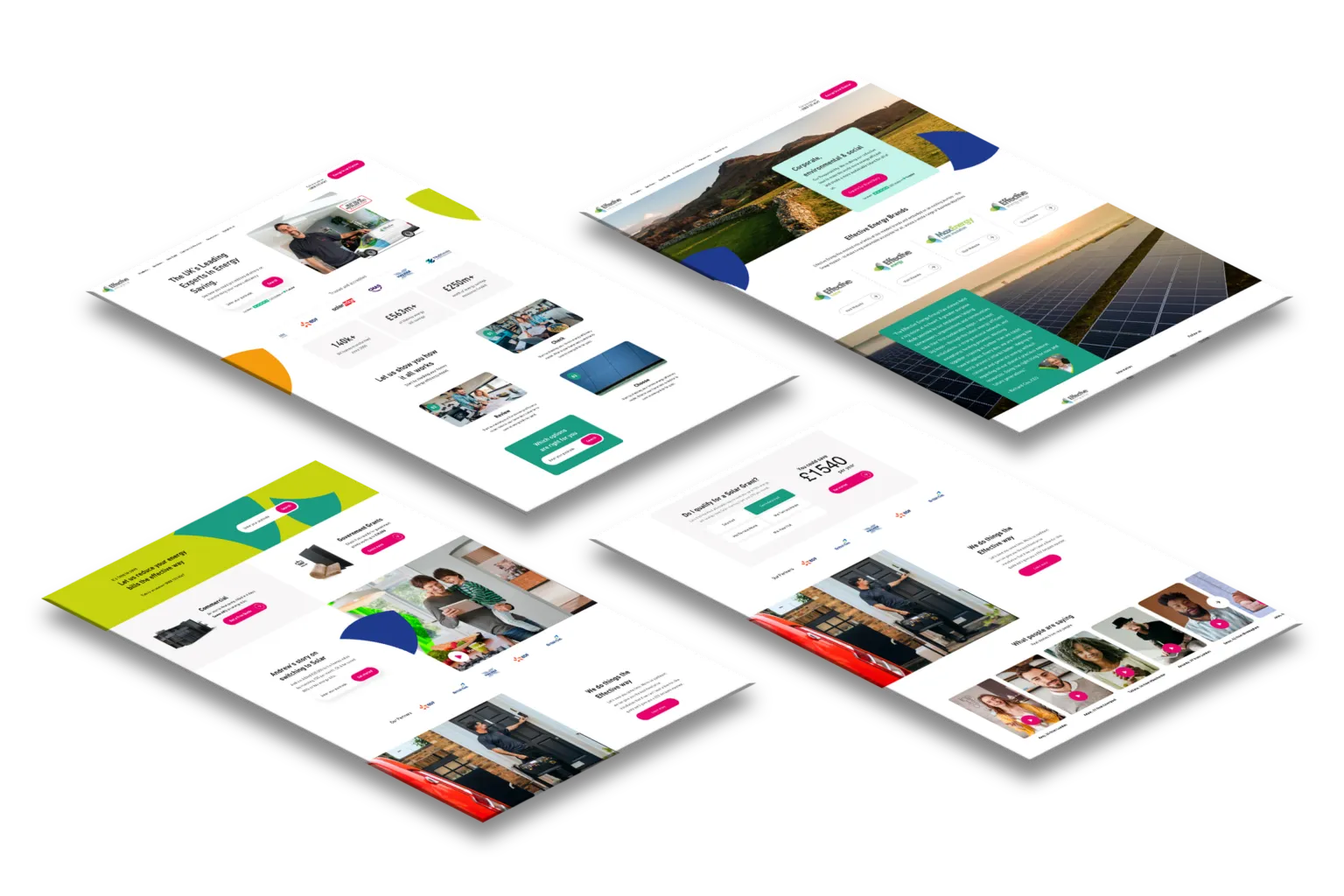 A Lead Pronto website design mockup