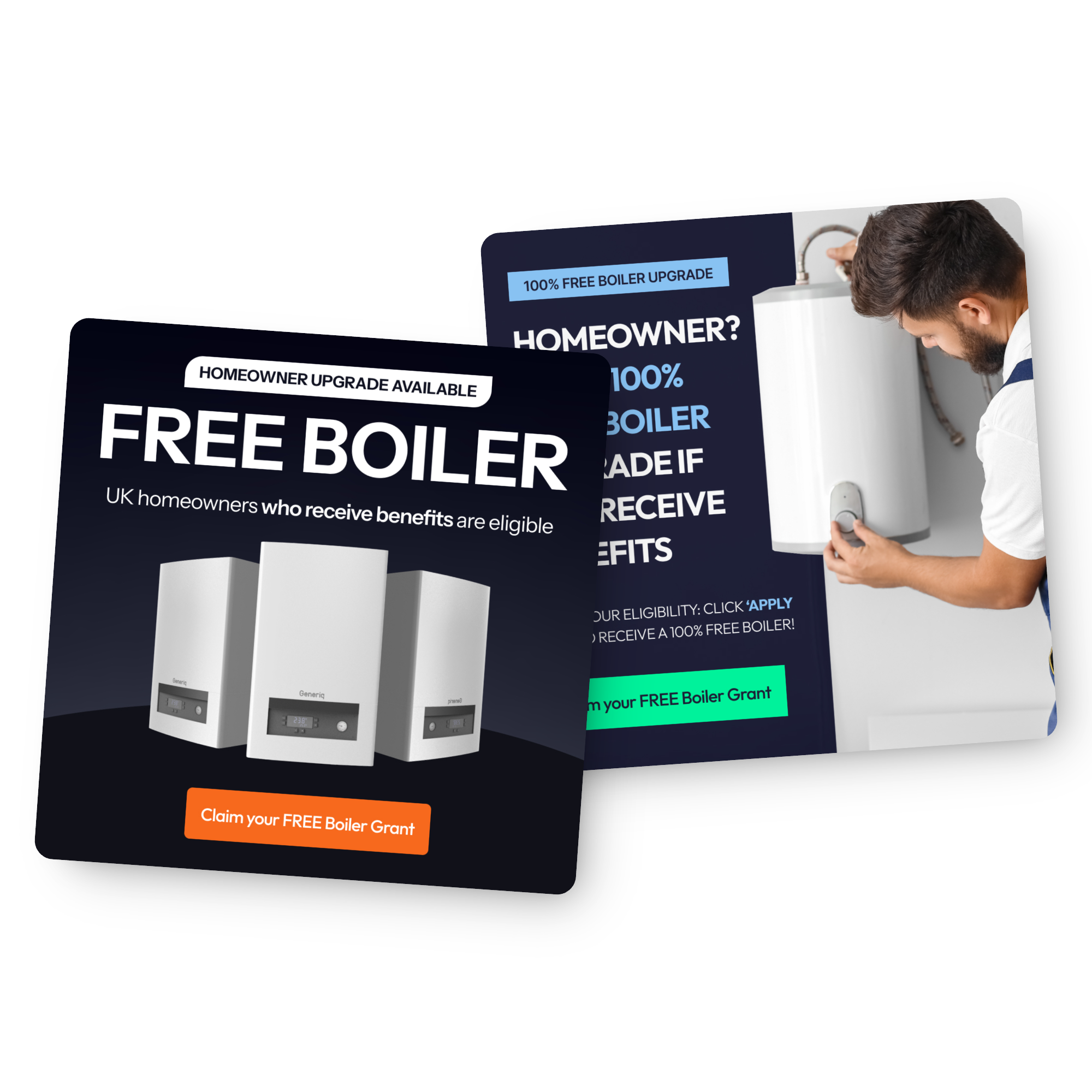 A branded Lead Pronto boiler campaign