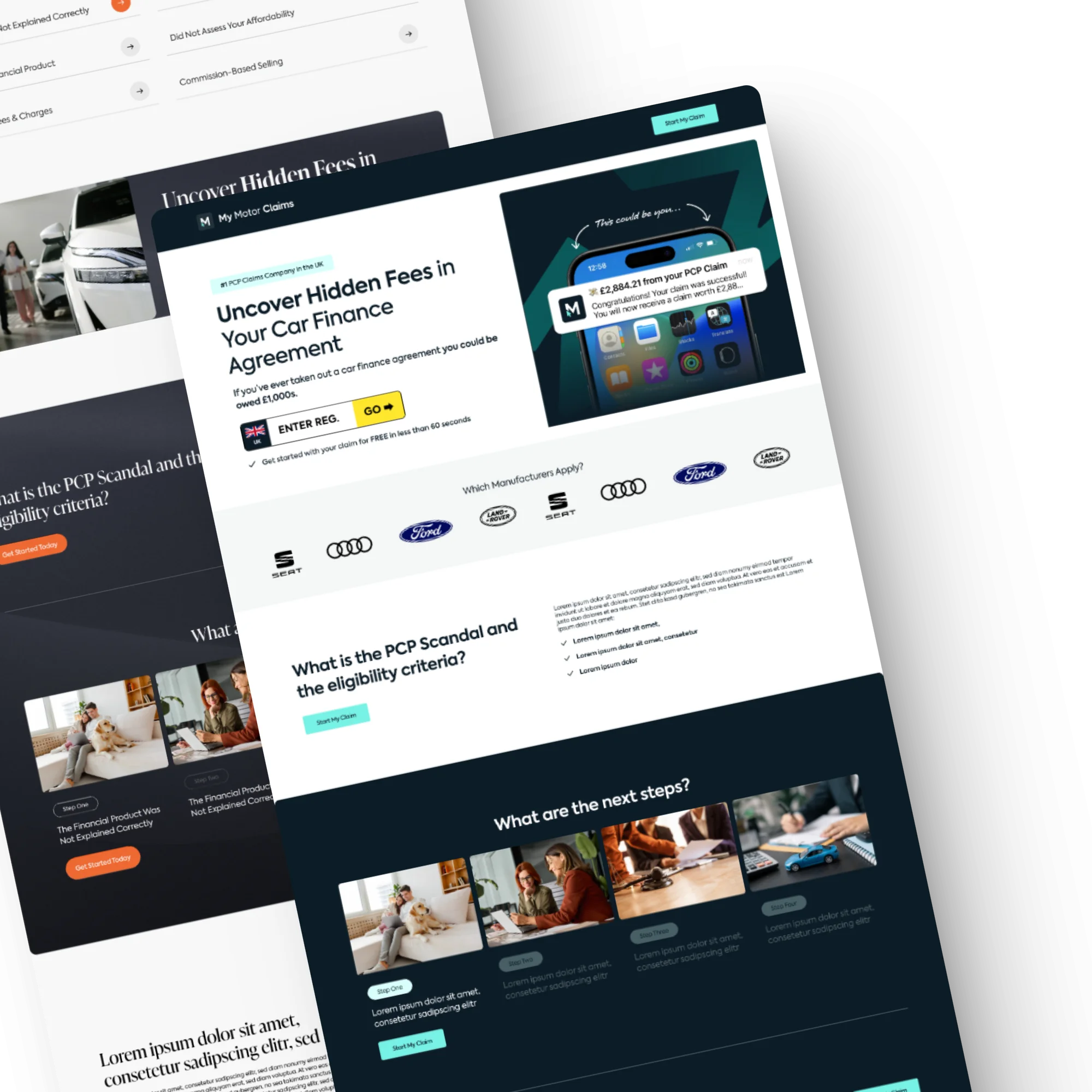 Lead Pronto branded legal campaign creative