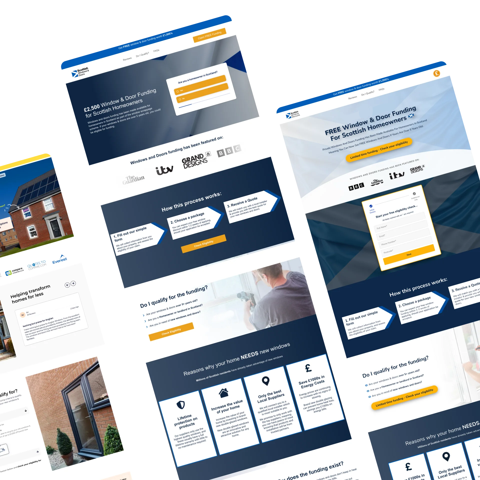 A Lead Pronto windows and doors campaign example