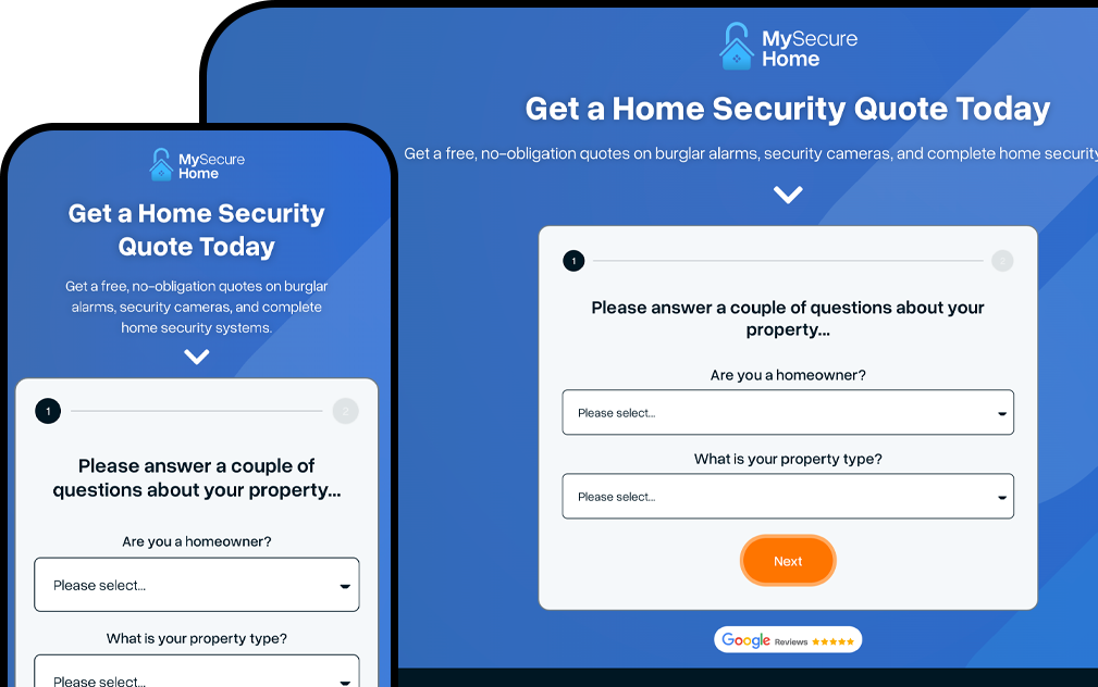 A Lead Pronto paid social campaign for Secure Homes