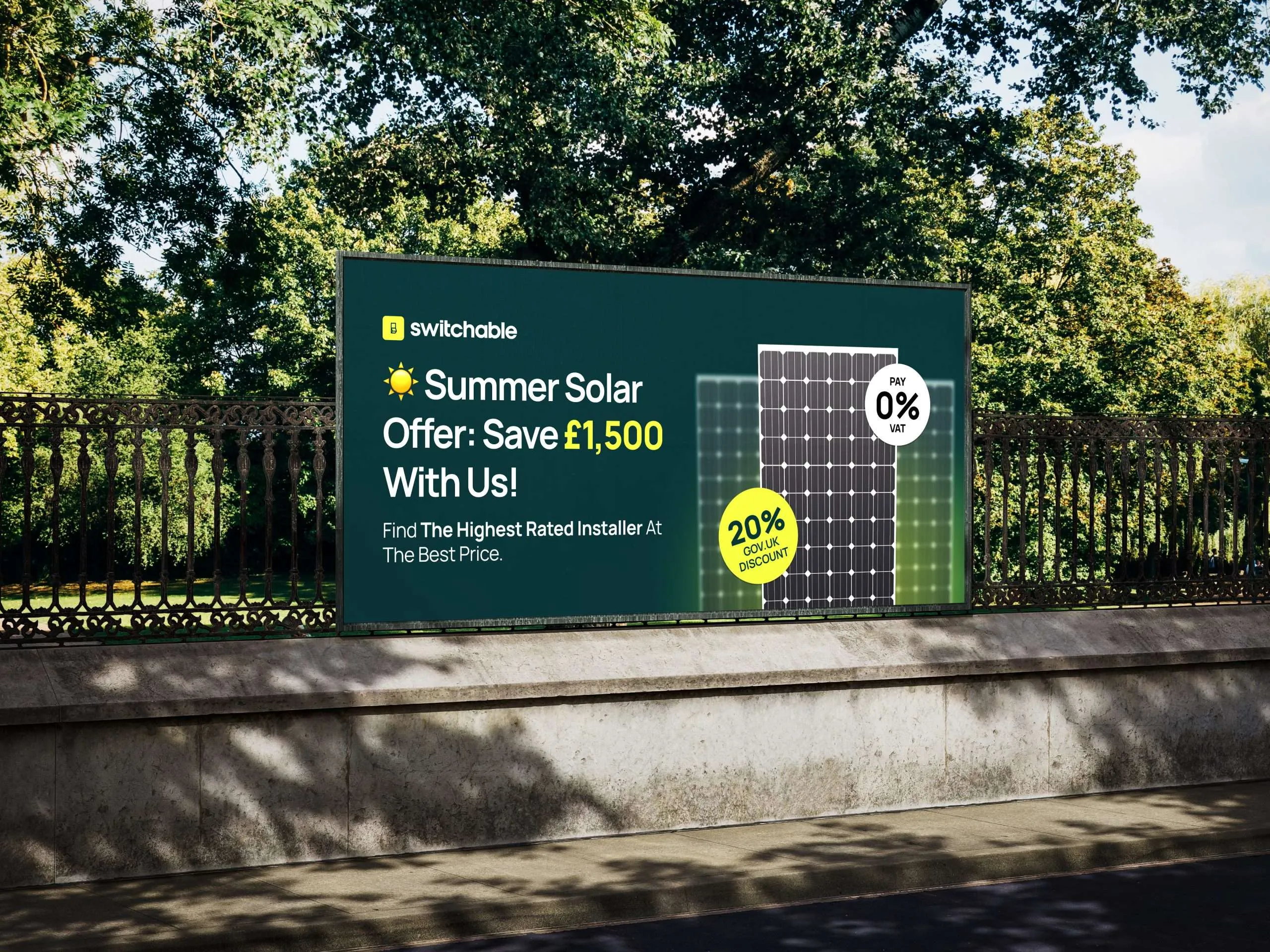 A branded Lead Pronto solar campaign