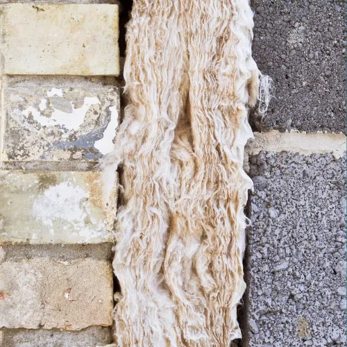 Cavity wall insulation material
