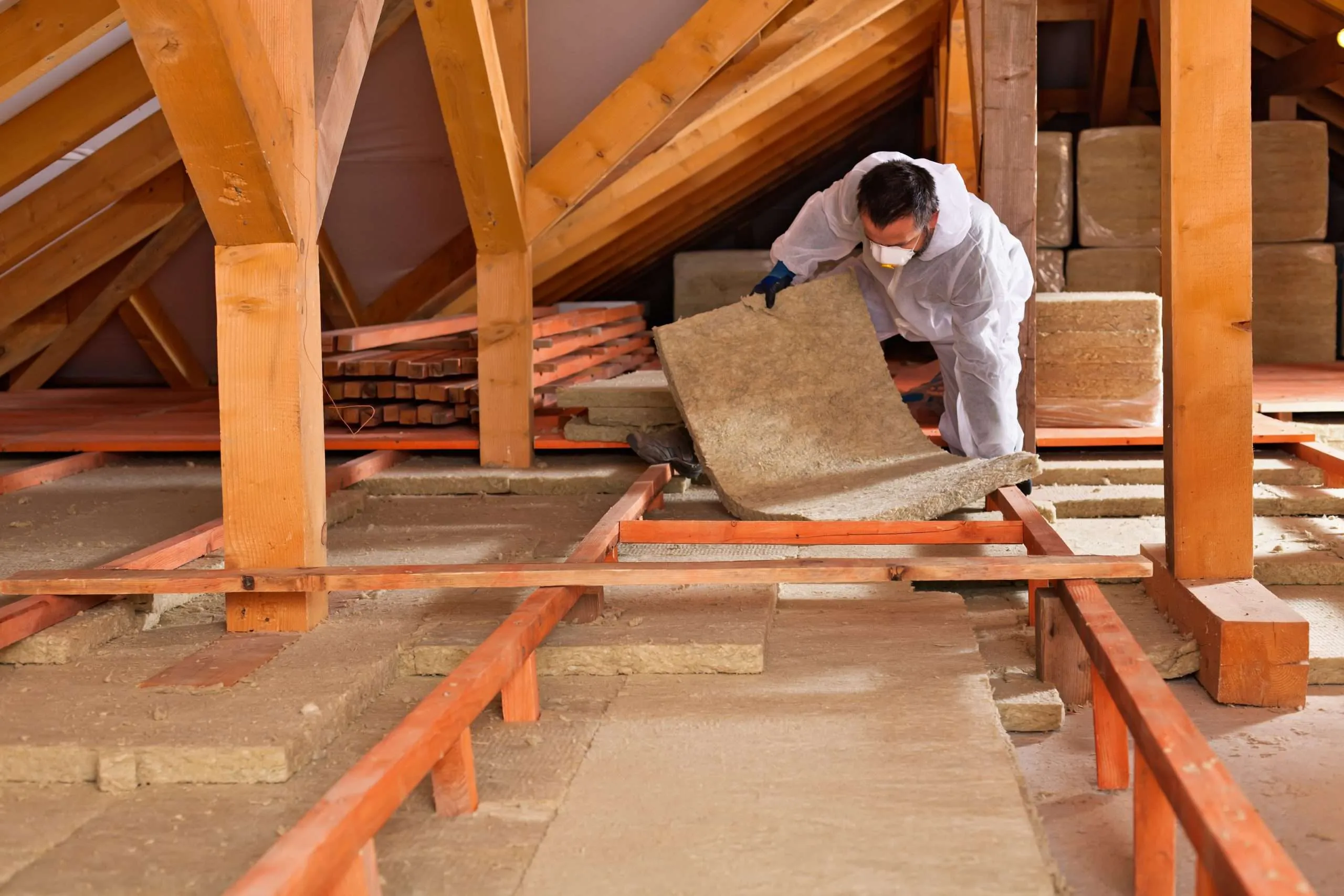Cavity wall insulation material