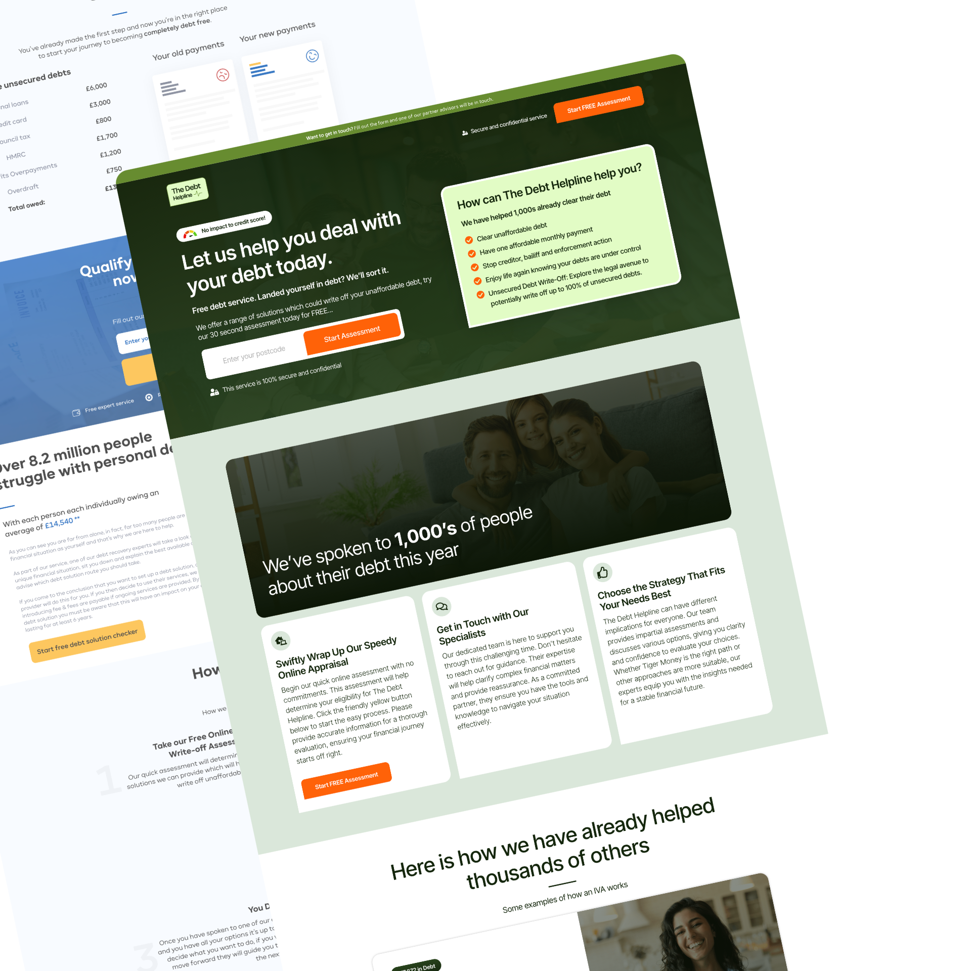 A Lead Pronto branded debt management campaign