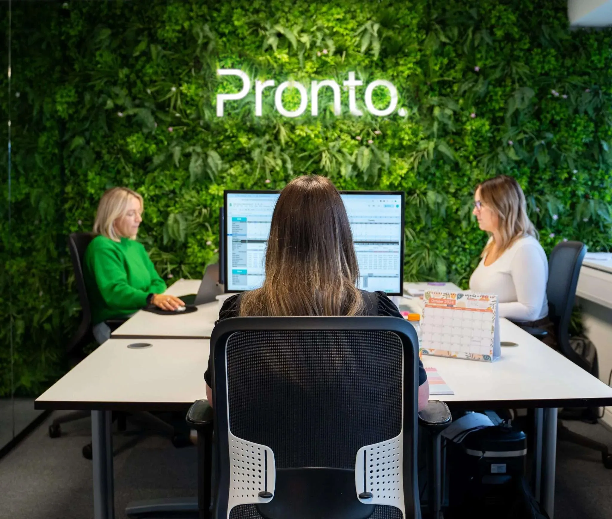 The Lead Pronto team at work