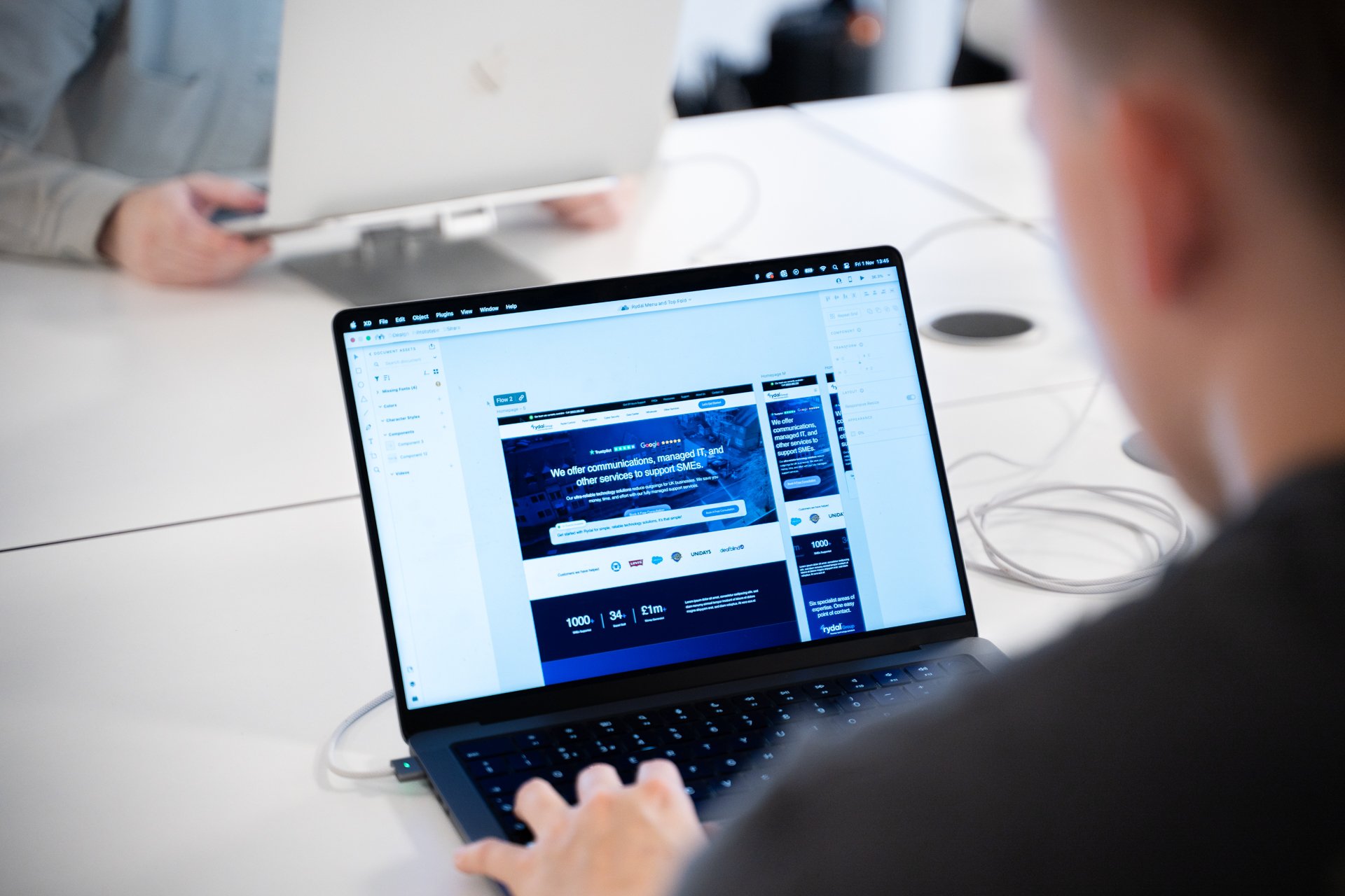 The Lead Pronto web team at work
