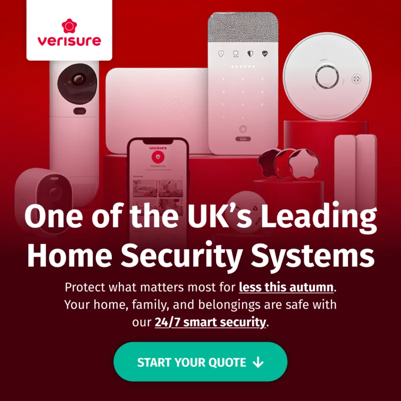 Verisure static ad: the full product range