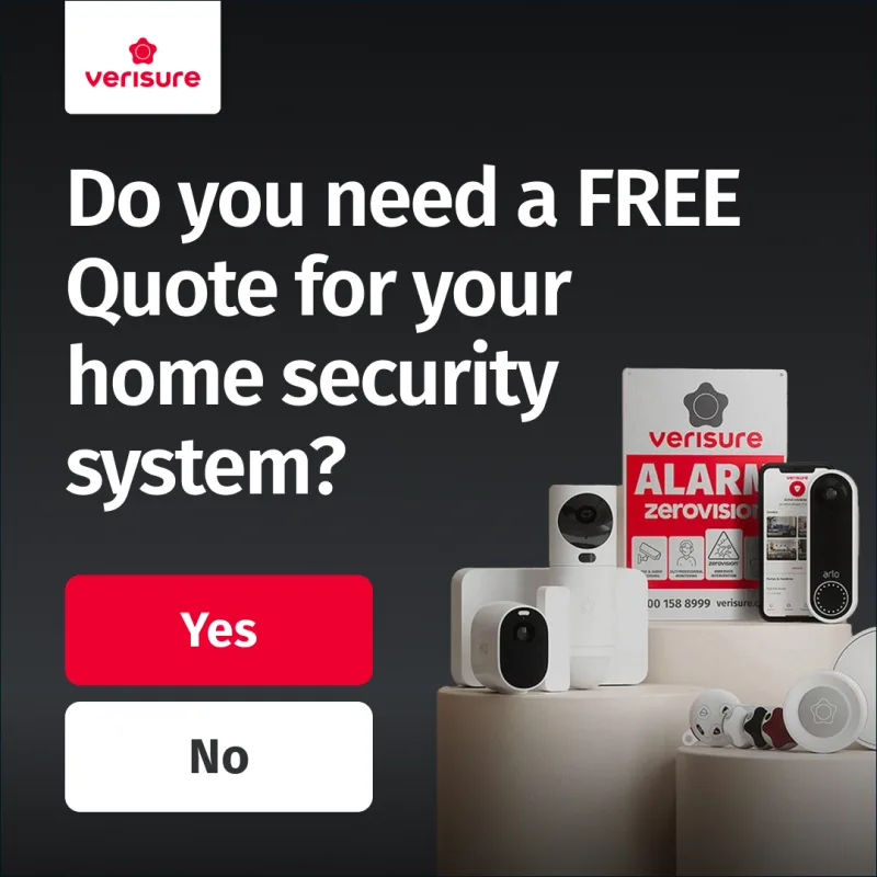Verisure static ad: do you need a free home security quote